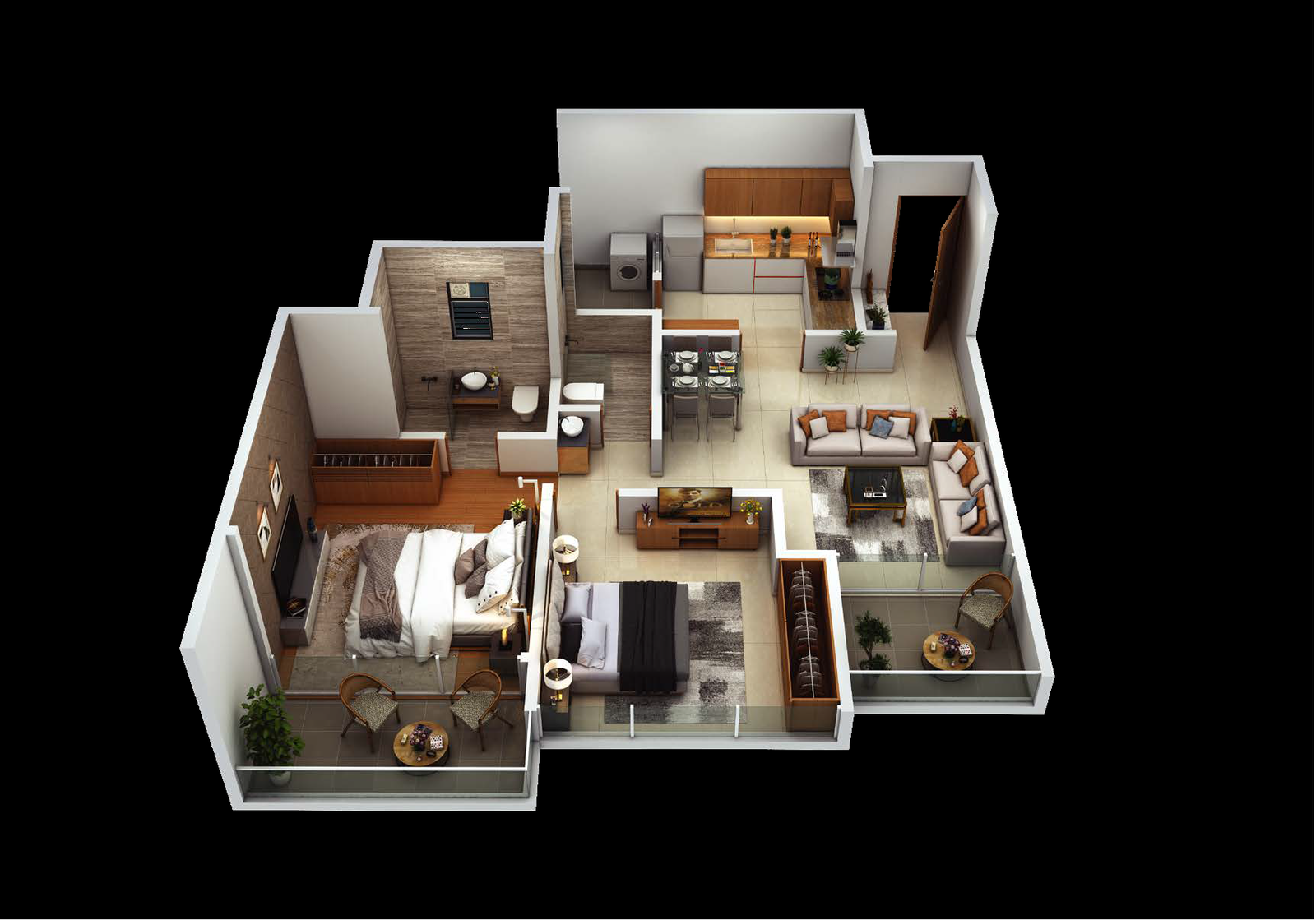 2BHK Plan