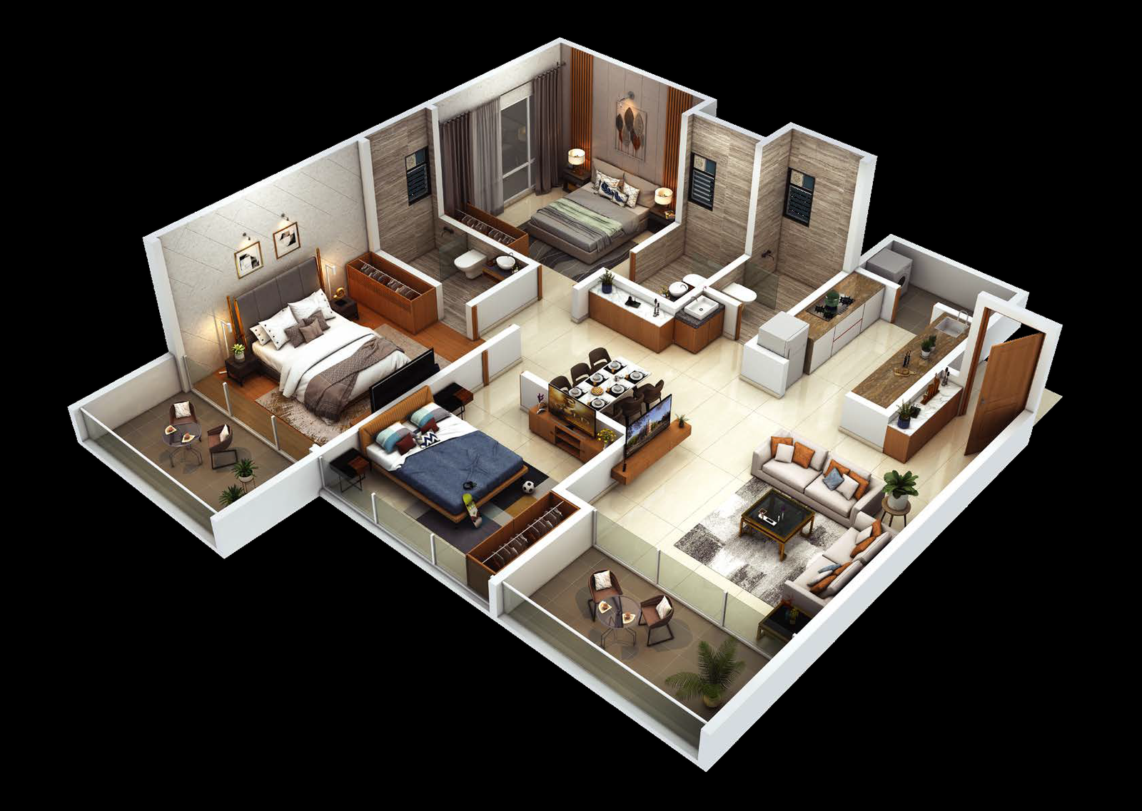 3BHK Plan